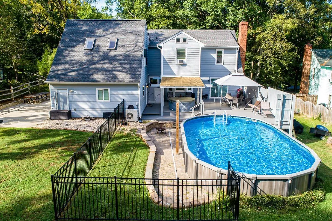 펜션 3Br Charlotte Escape Pool Hot Tub Theater 빌라 미국